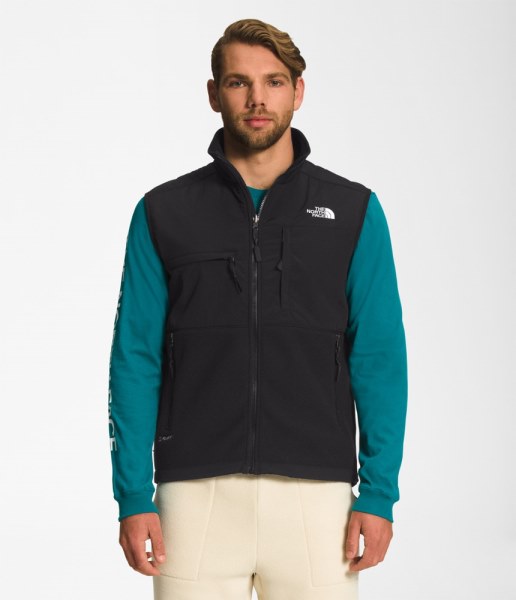 The North Face Denali Fleece Vest Hombres Negro Rei Co-op