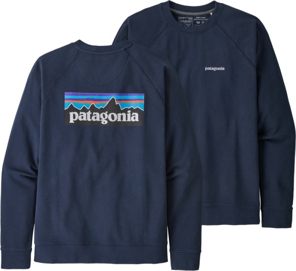 Sudadera Rei Co-op New Navy Patagonia P-6 Logo Crew Hombre