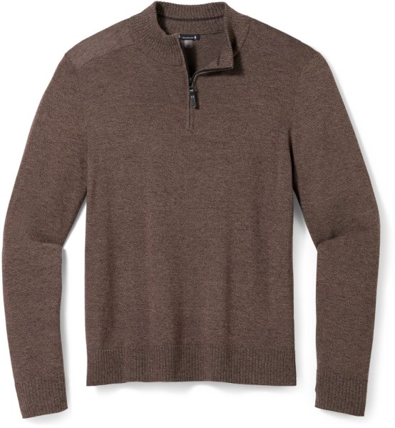 Suéter Con Media Cremallera Smartwool Sparwood Hombres Flint-shale Rei Co-op