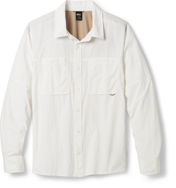 Camisa Blanca De Manga Larga Rei Co-op Sahara Solid Hombre