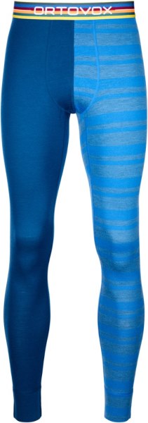 Azul Pantalones Interiores Largos Rei Co-op Ortovox 185 Rock'n'wool Hombre