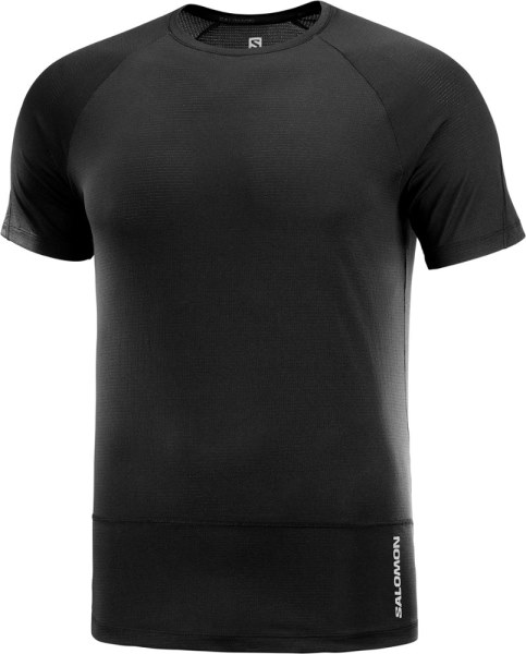 Camiseta Negra Rei Co-op Salomon Cross Run Hombre