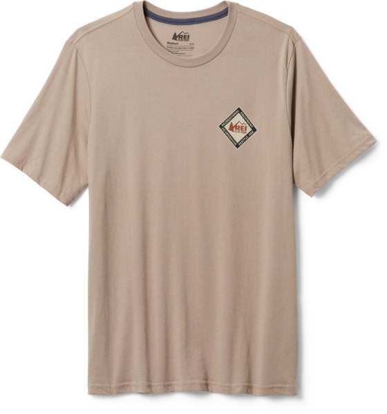 Camiseta Con Logo Co-op Rei Gris Pardo Gris Pardo