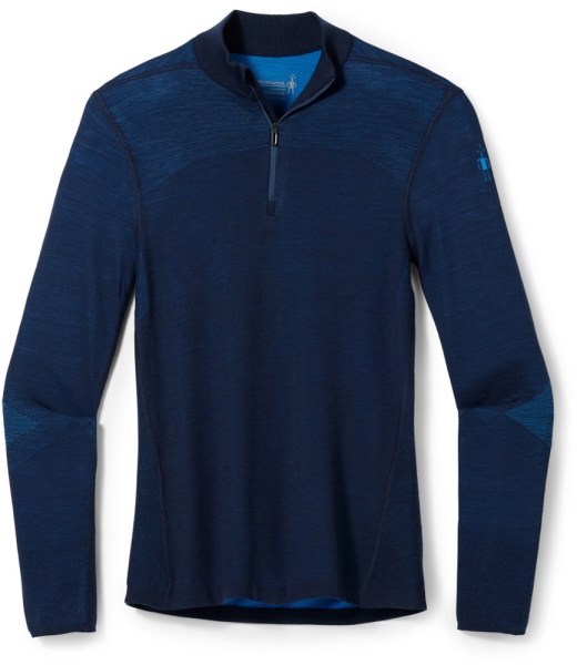 Camiseta Interior Térmica Con Un Cuarto De Cremallera De Merino Intraknit Smartwool Azul Marino De Rei Co-op Hombre