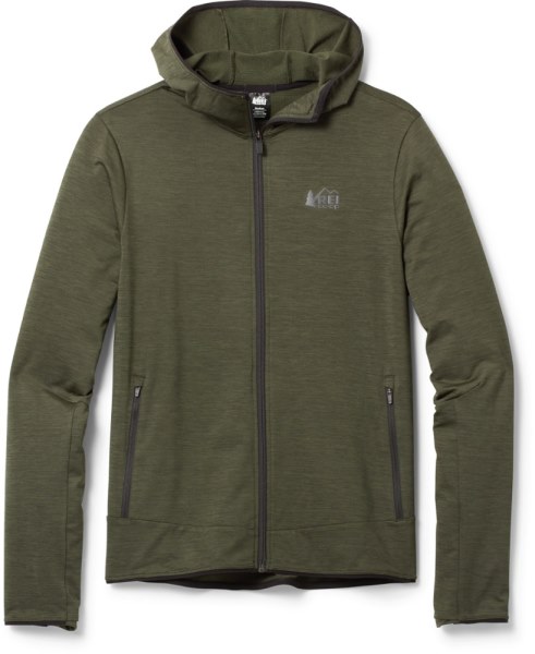 Sudadera Con Capucha Y Cremallera Completa Olive Rei Co-op Active Actividades Hombre