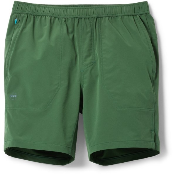 Pantalones Cortos Verdes Rei Co-op Janji Transit Tech Hombres 7 Entrepierna