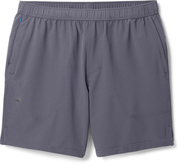 Janji Transit Tech Shorts Hombres 7 Entrepierna Rei Co-op Obsidiana