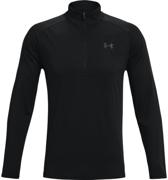 Under Armour Tech 2.0 Camisa De Manga Larga Con Media Cremallera Hombres Rei Co-op Negro