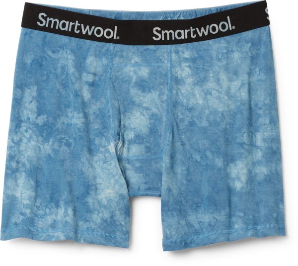 Calzoncillos Boxer Smartwool Merino 150 Plant-based Dye Hombre Rei Co-op Indigo Marmoleado