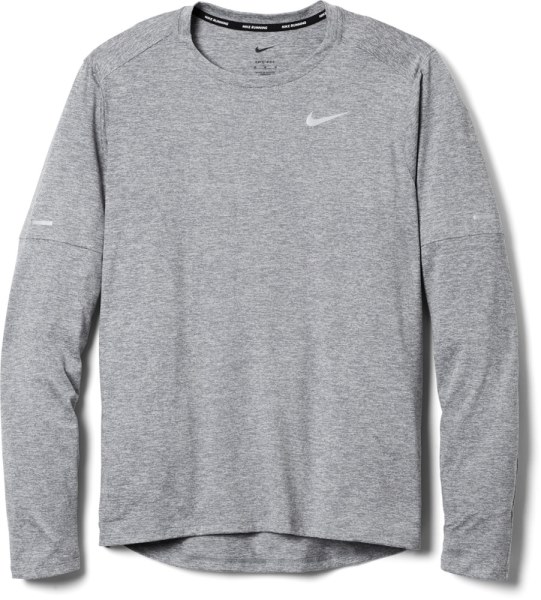 Camiseta Nike Element Crew Gris Hombre Rei Co-op