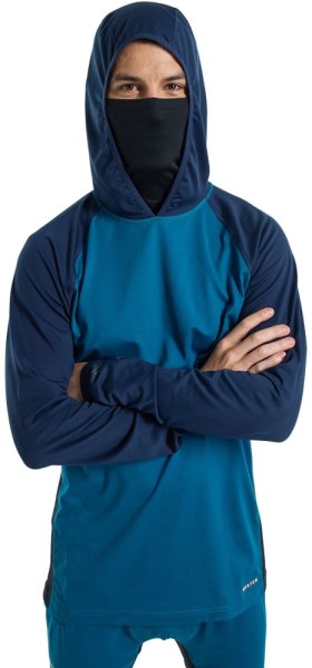 Burton Midweight X Capa Base Sudadera Con Cuello Largo Hombres Azul Rei Co-op