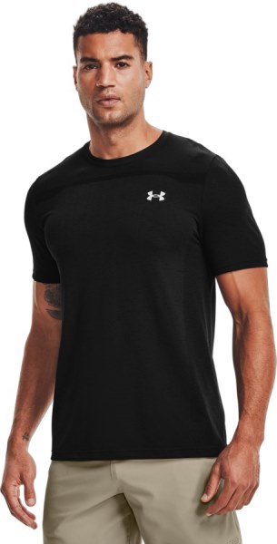Camiseta Negra Sin Costuras Under Armour Hombre Rei Co-op