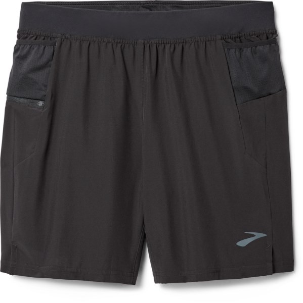 Shorts 2 En 1 De Sherpa Brooks De Rei Co-op Para Hombre, 7 Entrepierna, Negro