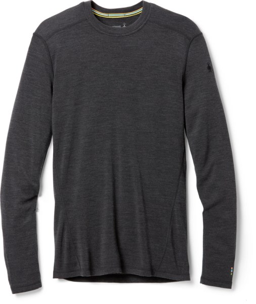 Rei Co-op Charcoal Smartwool Classic Thermal Merino Crew Base Layer Top Hombre