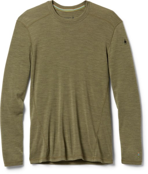 Rei Co-op Smartwool Classic Thermal Merino Crew Base Layer Parte Superior De Hombre Invierno Musgo