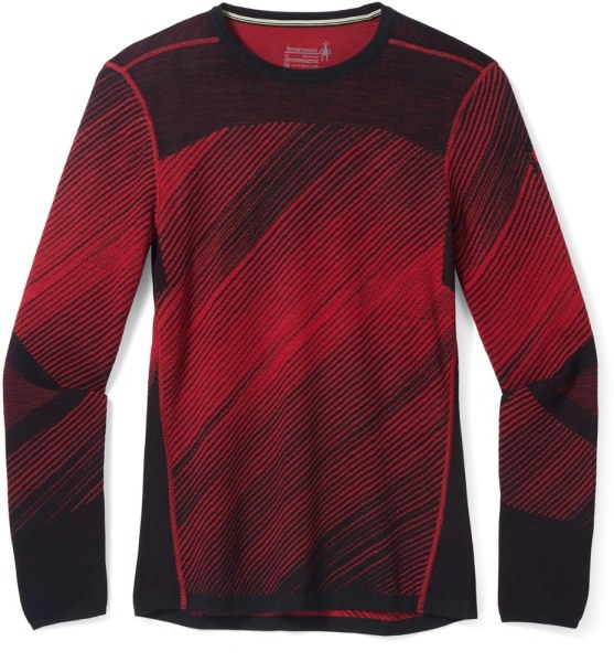 Camiseta Térmica De Lana Merino Intraknit Smartwool Para Hombre, Capa Base Negra, Rei Co-op