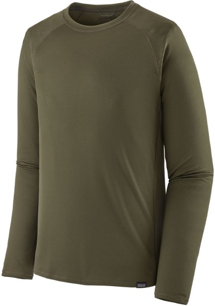 Patagonia Capilene Midweight Crew Base Layer Top Hombres Rei Co-op Verde