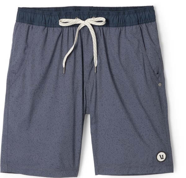 Vuori Kore Shorts Men 7.5 Inseam Azure Dashed Lines Rei Co-op