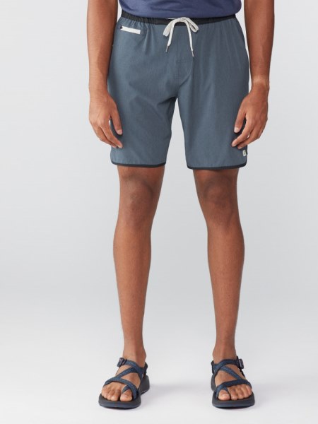 Azure Linen Texture Rei Co-op Vuori Banks Shorts Men 7.5 Inseam