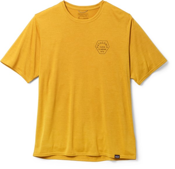 Rei Co-op Patagonia Capilene Cool Daily Graphic T-shirt Hombres Cabina Oro X