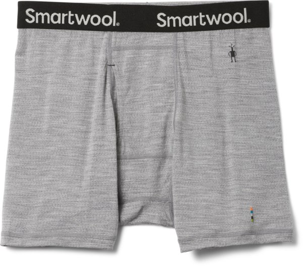 Rei Co-op Smartwool Merino 150 Calzoncillos Boxer Hombres Gris Claro