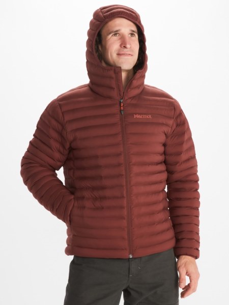 Marmot Echo Sin Plumas Sudadera Con Capucha Hombres Rei Co-op Marrón