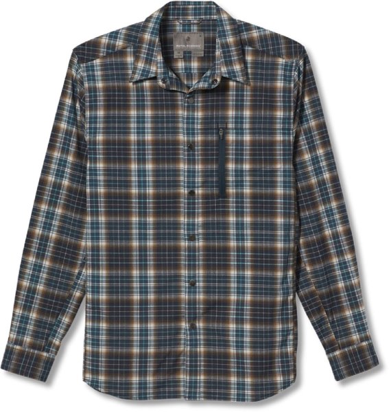 Royal Robbins Thermotech Ren Camisa A Cuadros Hombres Naval Rei Co-op