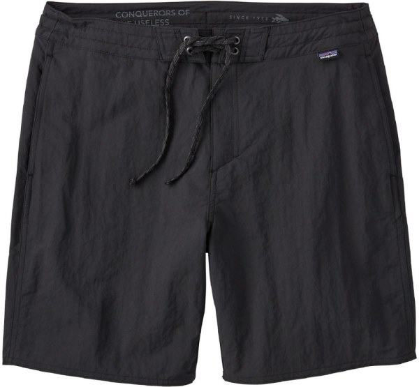 Shorts De Paseo Híbrido Rei Co-op Patagonia Wavefarer Hombres Negro Tinta