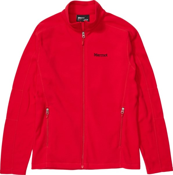Rei Co-op Marmot Rocklin Chaqueta Con Cremallera Completa Hombres Equipo Rojo