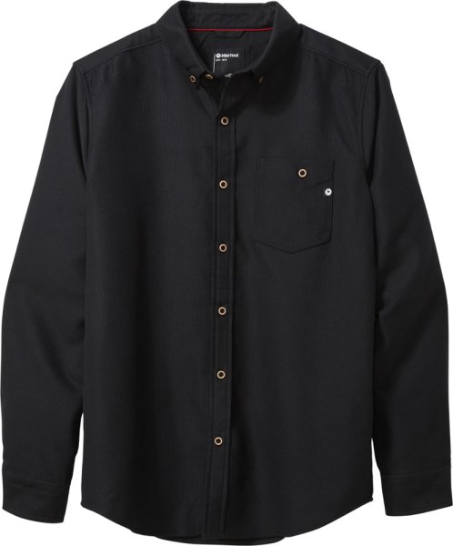 Negro Rei Co-op Marmot Aylesbury Camisa De Manga Larga Hombres