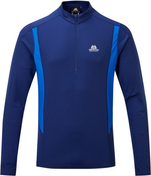 Mountain Equipment Camiseta De Manga Larga Con Cremallera Ignis Hombre Azul Rei Co-op