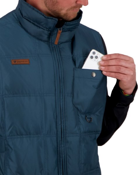 Obermeyer Owen Abajo Chaleco Hombres Raw Indigo Rei Co-op