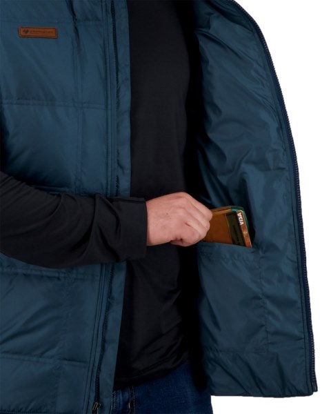 Obermeyer Owen Abajo Chaleco Hombres Raw Indigo Rei Co-op