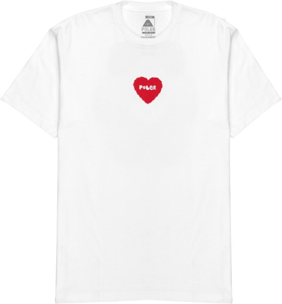 Poler Fuzzy Feeling Camiseta Hombres Rei Co-op Blanco