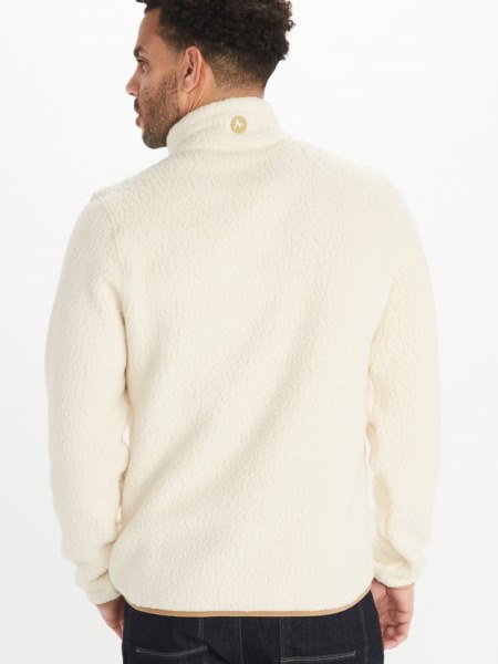 Chaqueta Polar Con Media Cremallera Rei Co-op Cream-shetland Marmot Wiley Hombre