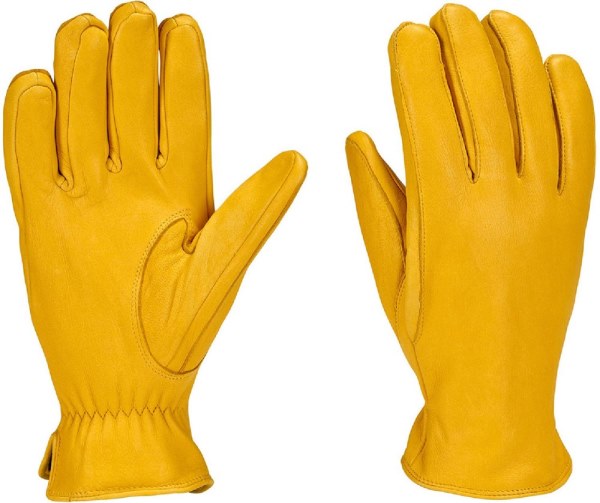 Mostaza Rei Co-op Gordini Piel De Venado Lavawool Guantes Hombre