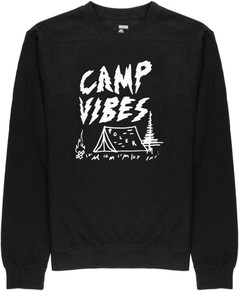 Poler Smokey Crew Sudadera Hombres Negro Rei Co-op