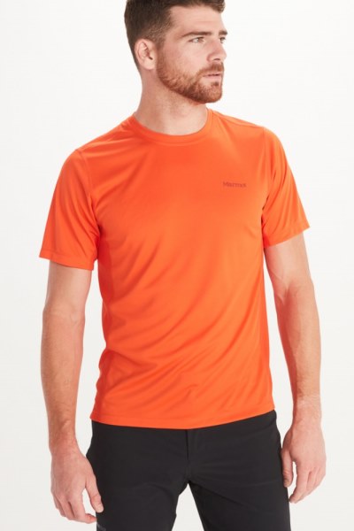 Rei Co-op Marmot Windridge Camiseta Hombre Rojo Sol