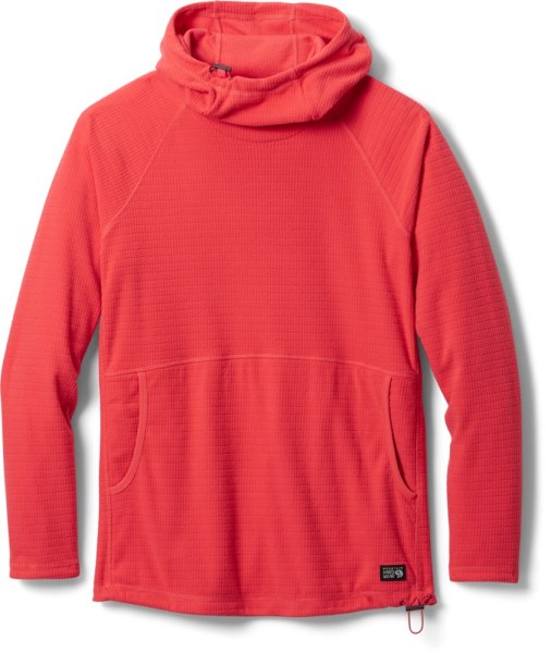 Rosa Montaña Hardwear Cumbre Cuadrícula Túnica Sudadera Con Capucha Mujer Rei Co-op