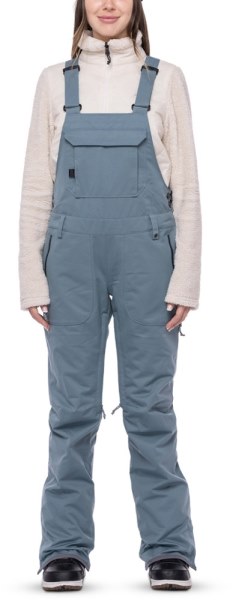 Azul 686 Pantalones De Nieve Con Pechera Mágica Negra Mujer Rei Co-op