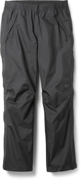 Negro Pantalones Impermeables Con Cremallera Completa Rei Co-op Rainier Mujer