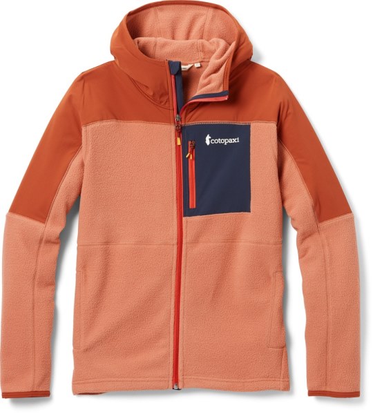 Chaqueta Polar Con Capucha Y Cremallera Completa Spice-Earthen Rei Co-op Cotopaxi Abrazo Mujer