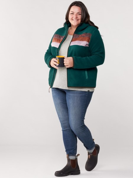 Cotopaxi Teca Sudadera Con Capucha De Polar Con Cremallera Completa Mujer Rei Co-op Dragons Exist