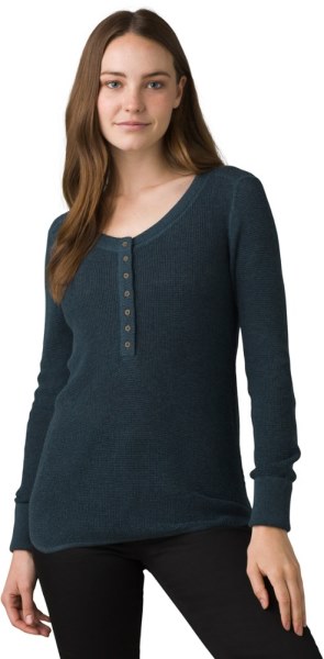 Rei Co-op Cielo Oscuro Prana Milani Camiseta Henley Mujer