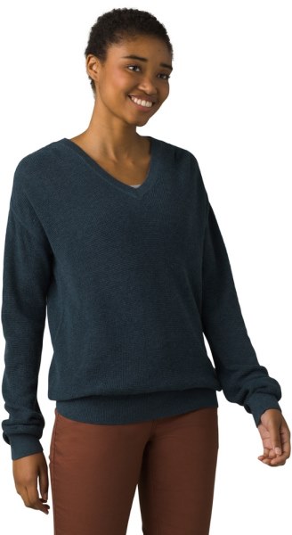 Prana Milani Suéter Con Cuello En V Mujer Cielo Oscuro Rei Co-op