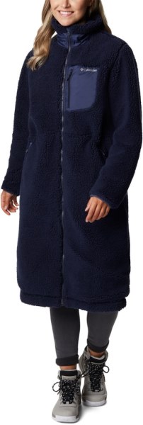 Rei Co-op Columbia Archer Ridge Long Fleece Jacket Mujer Oscuro Nocturno