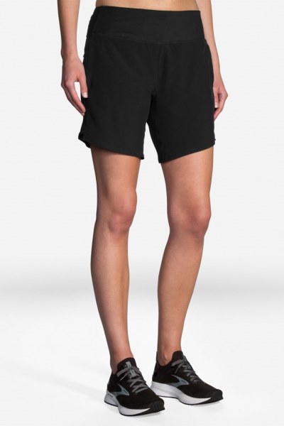 Negro Pantalones Cortos Rei Co-op Brooks Chaser 7 Mujer