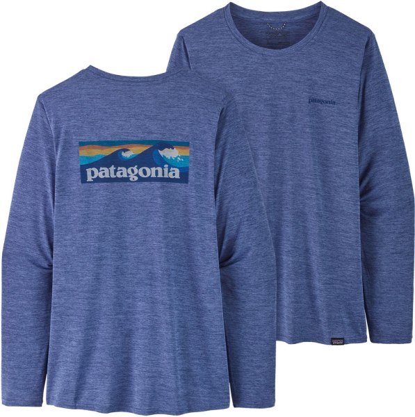 Patagonia Capilene Cool Daily Graphic Camisa De Manga Larga Mujer Rei Co-op Azul