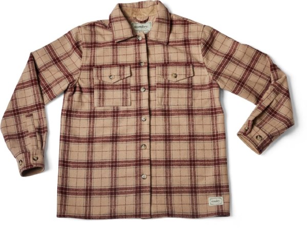 Brown Wondery Golden Soul Camisa De Franela Mujer Rei Co-op