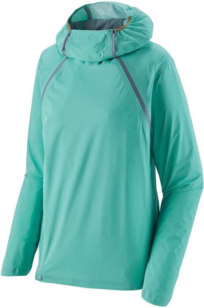 Chaqueta De Carreras De Tormenta De Patagonia Rei Co-op Rei En Verde Azulado Fresco Mujer